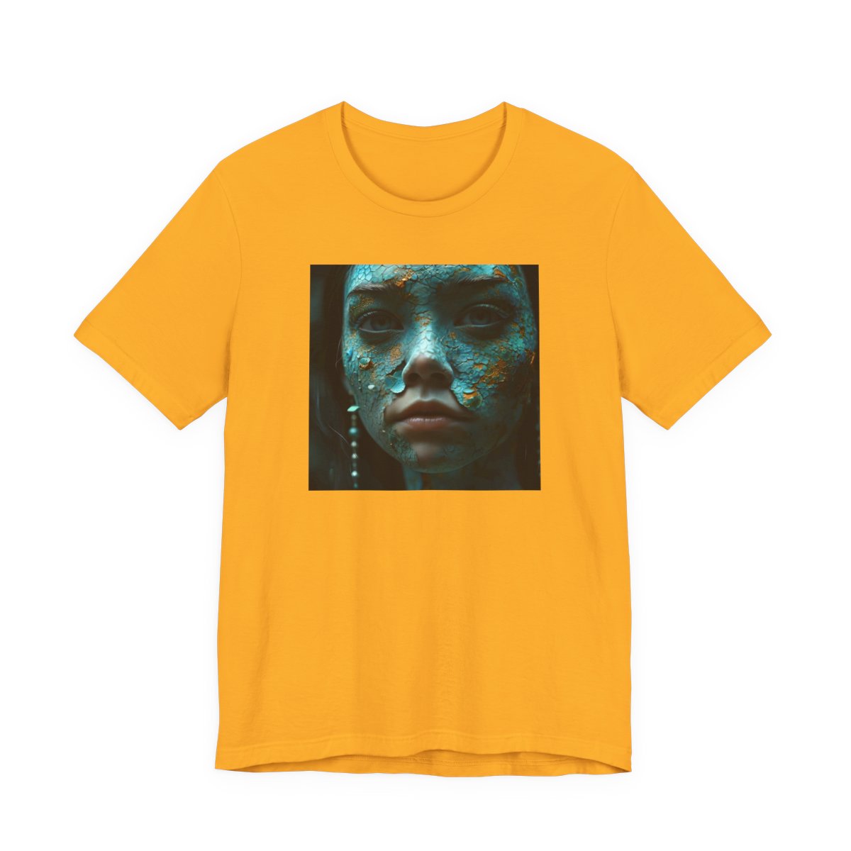 Techniques Unisex Jersey Tee — Gold front