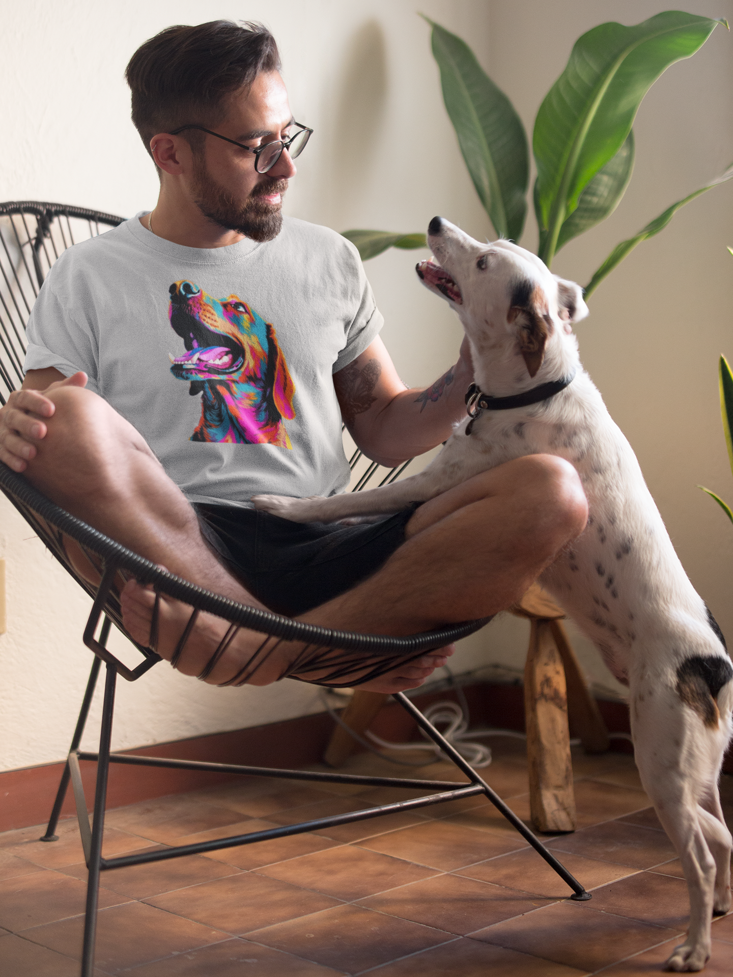 Psychedelic Pooch Unisex Ultra Cotton Tee