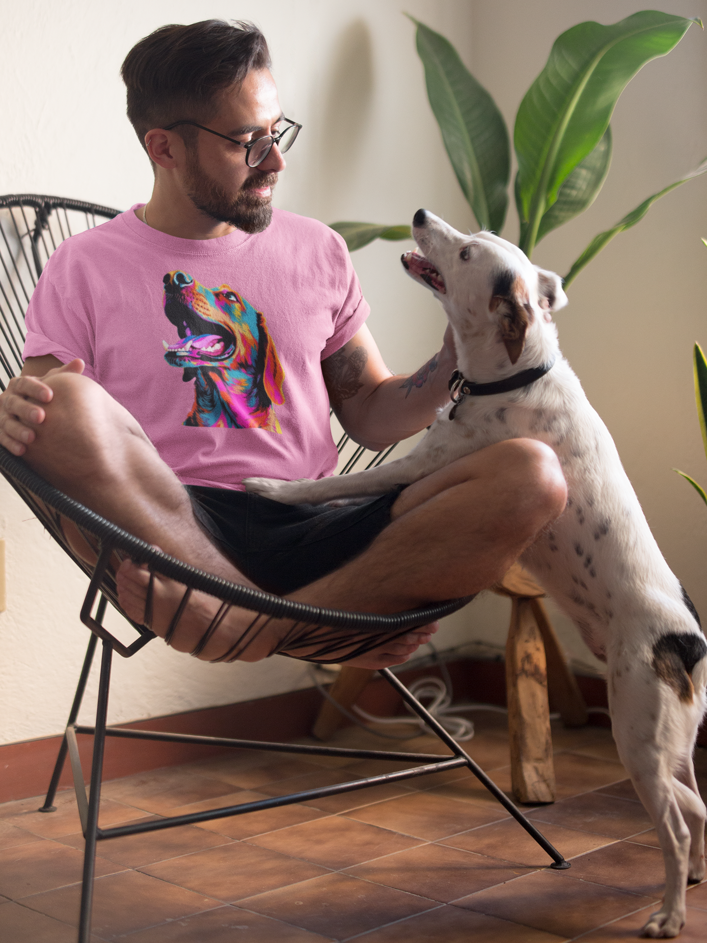 Psychedelic Pooch Unisex Ultra Cotton Tee