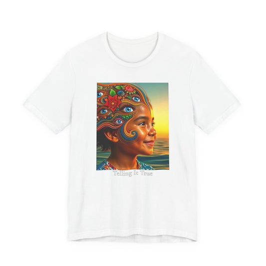 Telling It True Unisex Jersey Tee — White front