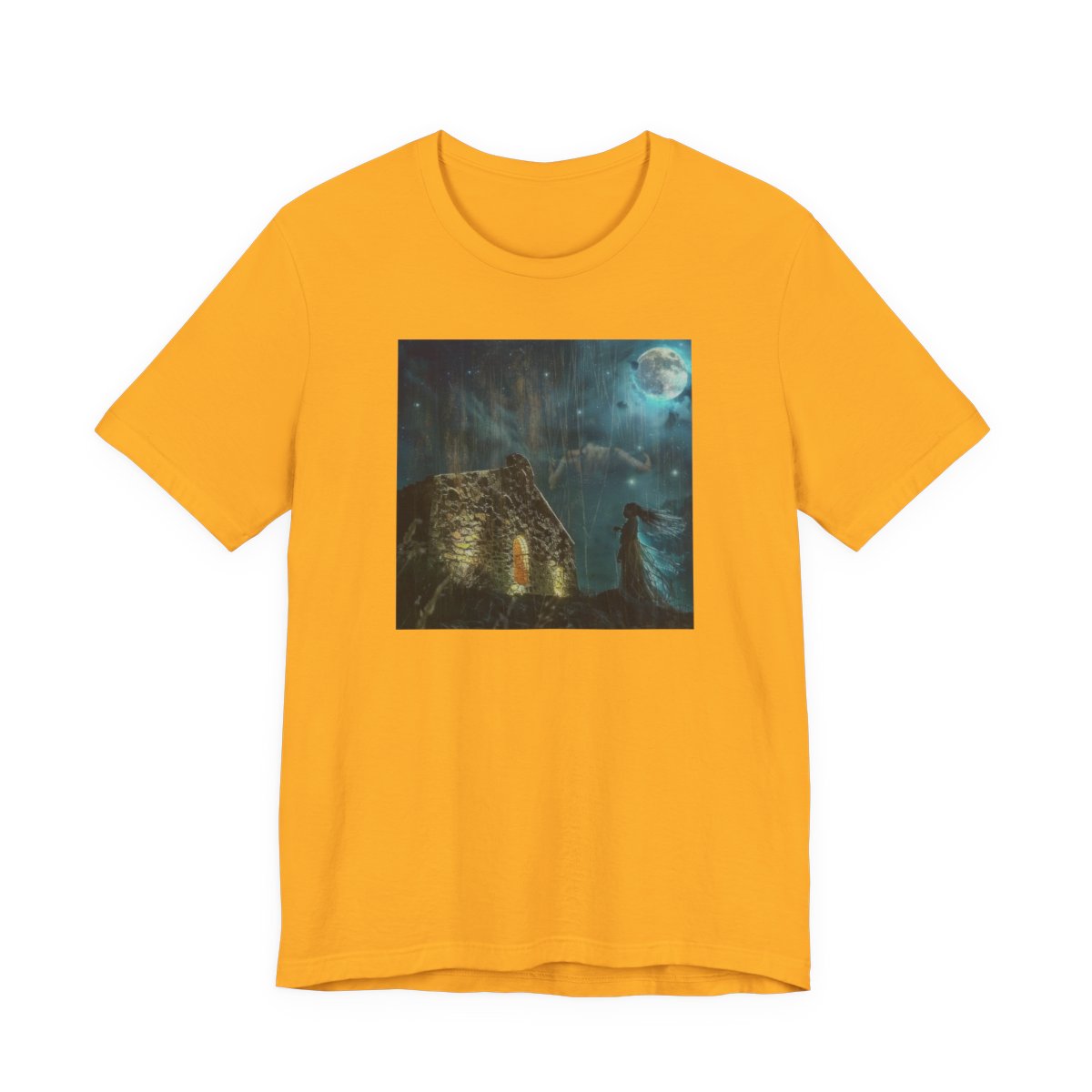The Digital Root of 2024 Unisex Jersey Tee — Gold front