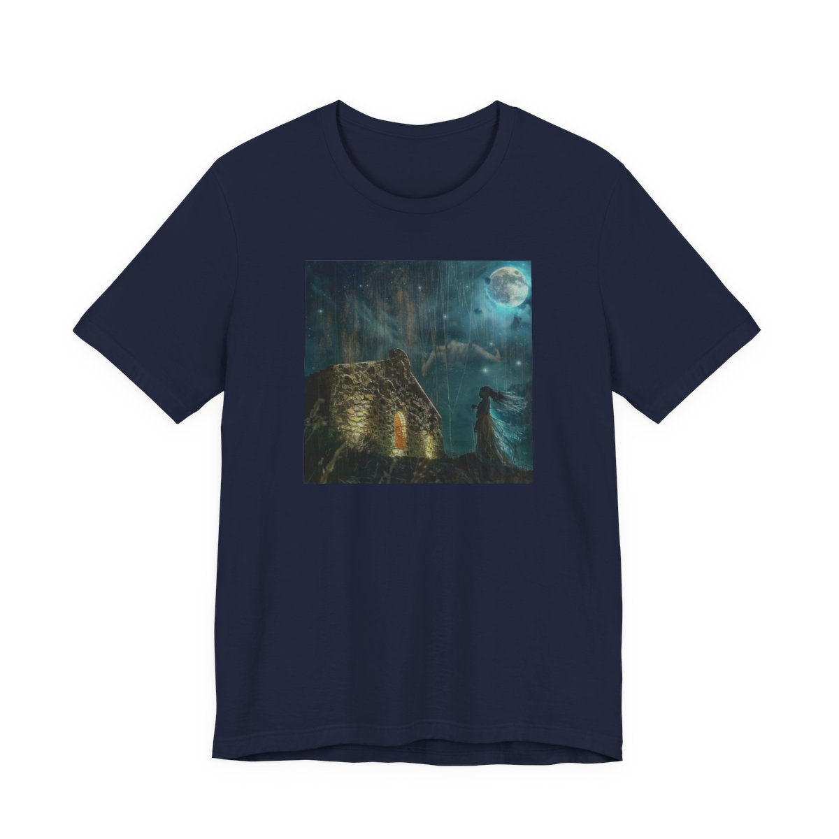 The Digital Root of 2024 Unisex Jersey Tee — Navy front