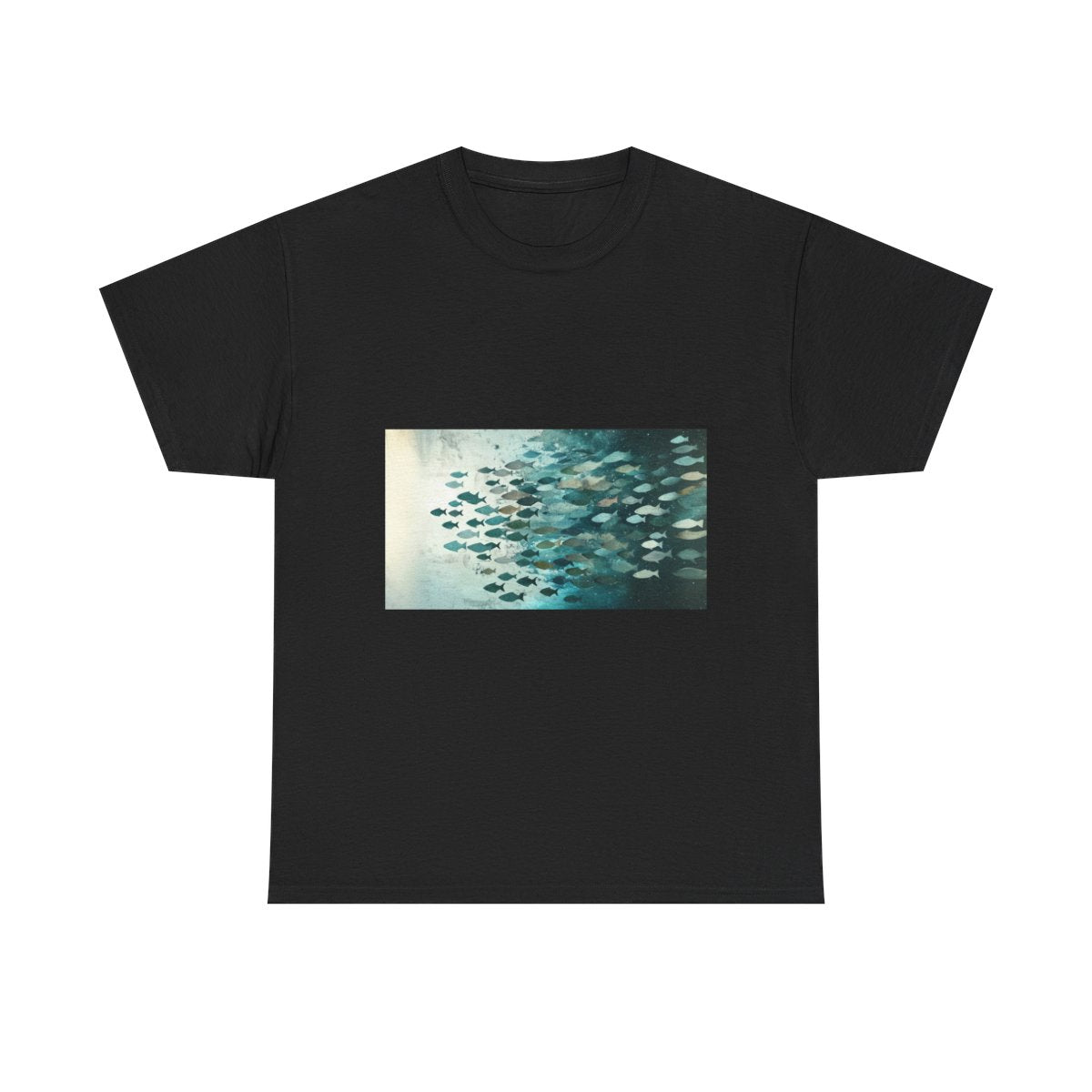 The School Tee — Black front
