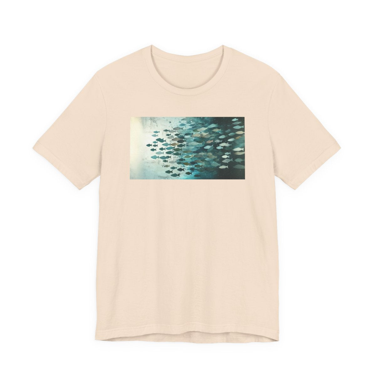 The School Tee — Soft Cream front