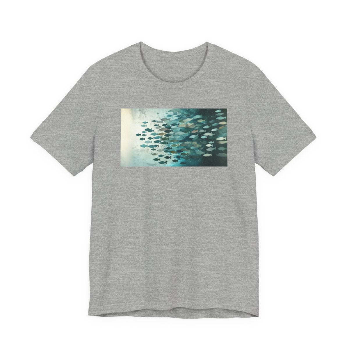 The School Tee — Athletic Heather front