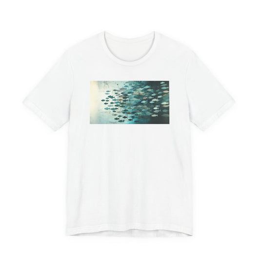 The School Tee — White front