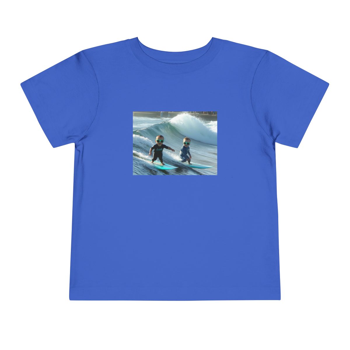 Toddler Short Sleeve Tee — True Royal front