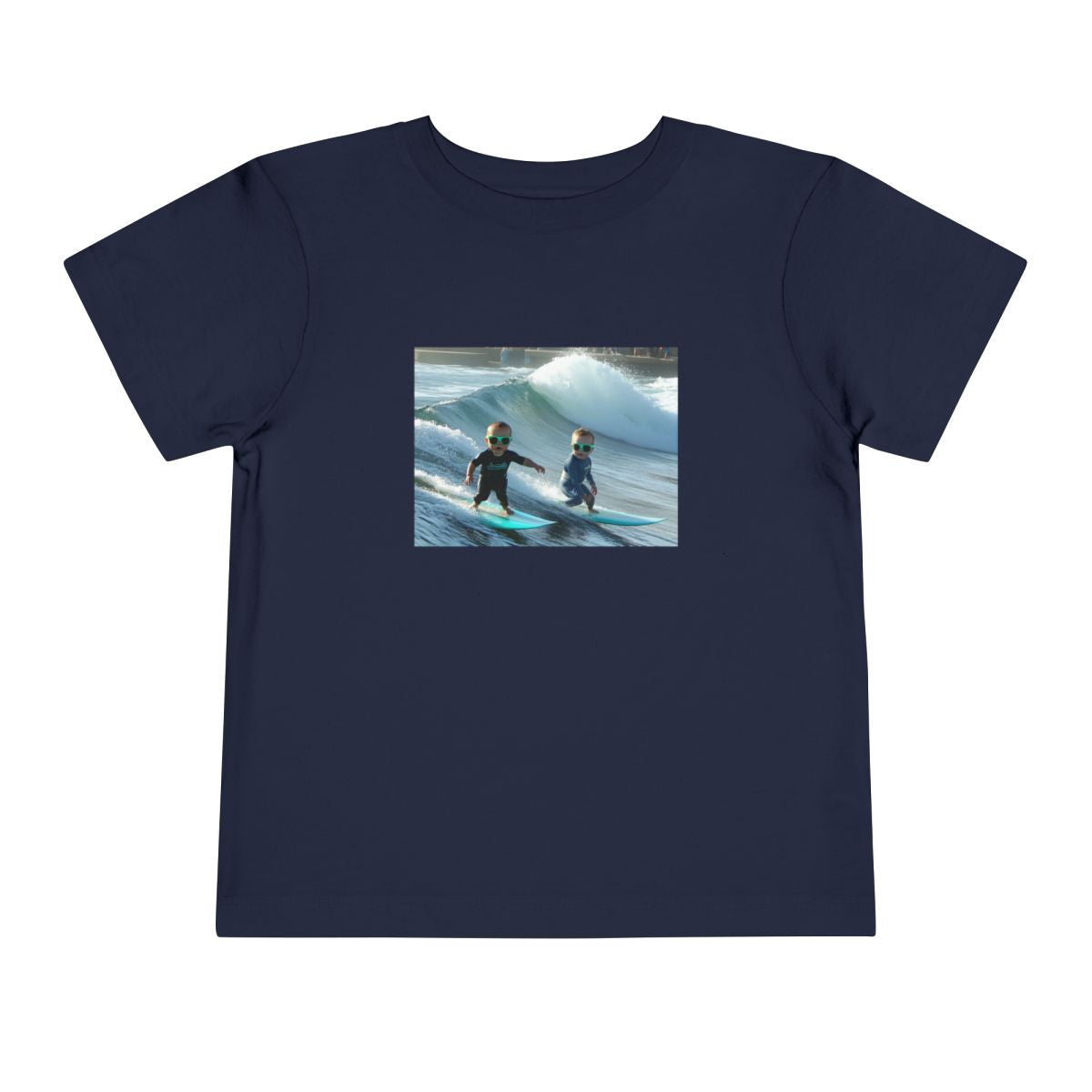 Toddler Short Sleeve Tee — Navy front