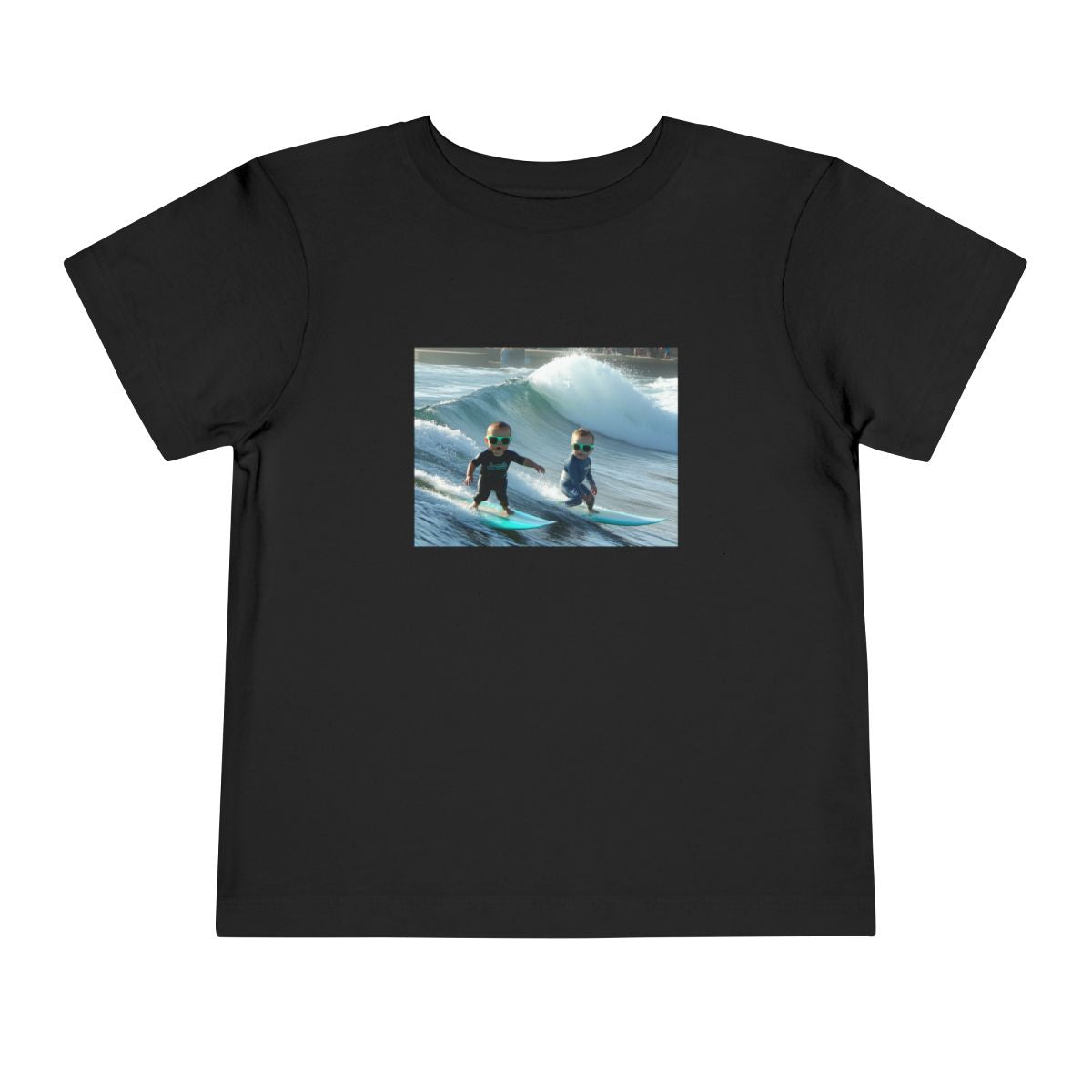 Toddler Short Sleeve Tee — Black front