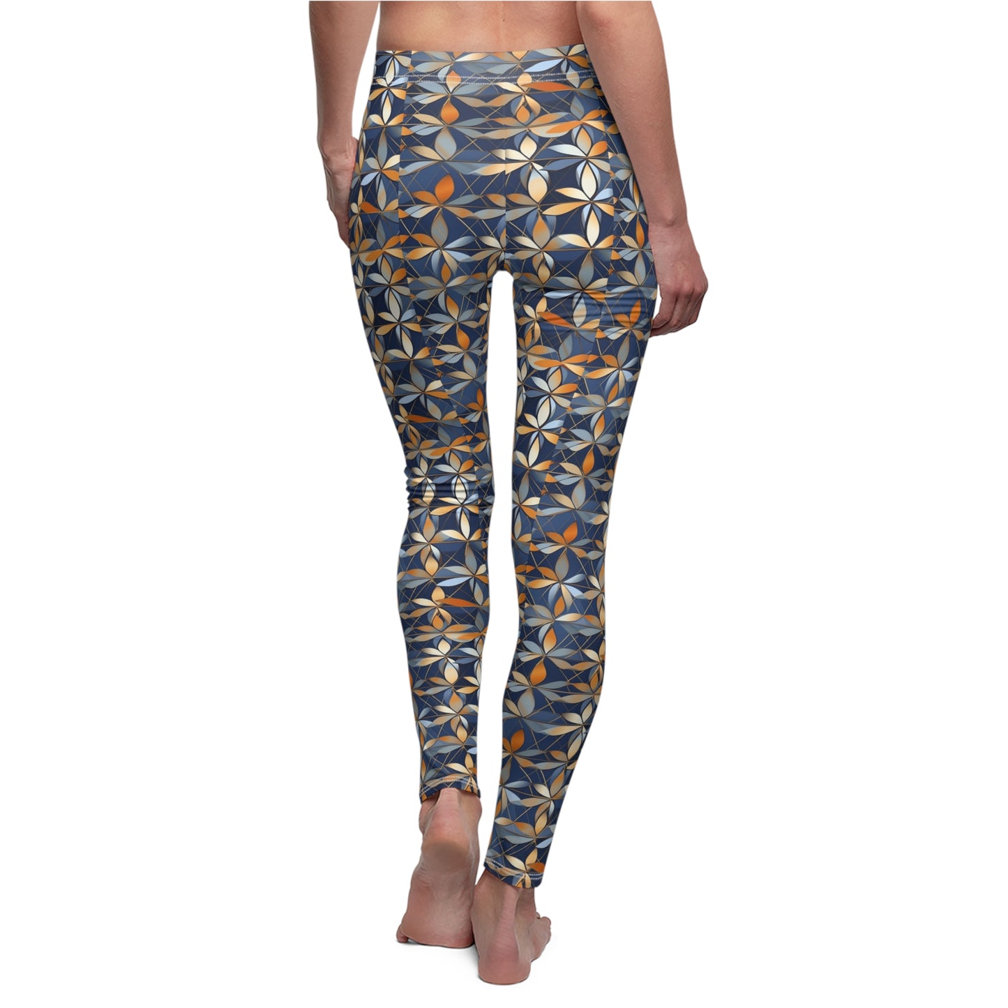 Flower of Life Women's Cut & Sew Casual Leggings (AOP)