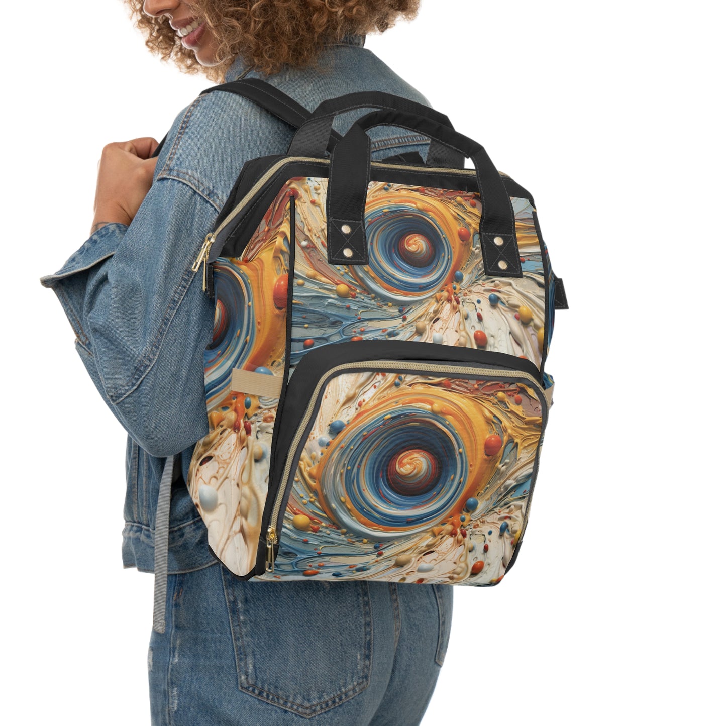 Paintballs Multifunctional Diaper Backpack