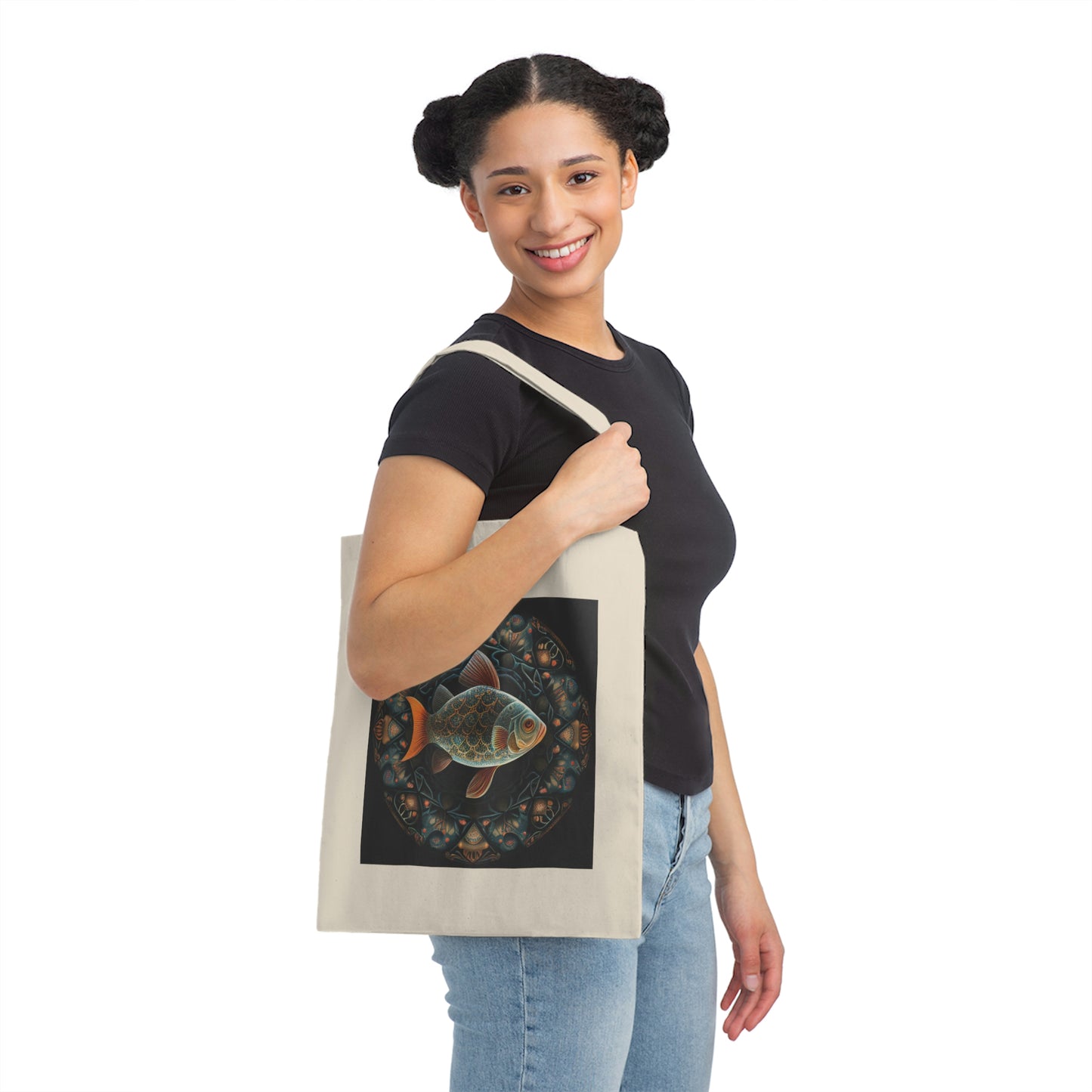 Fish Canvas Tote Bag