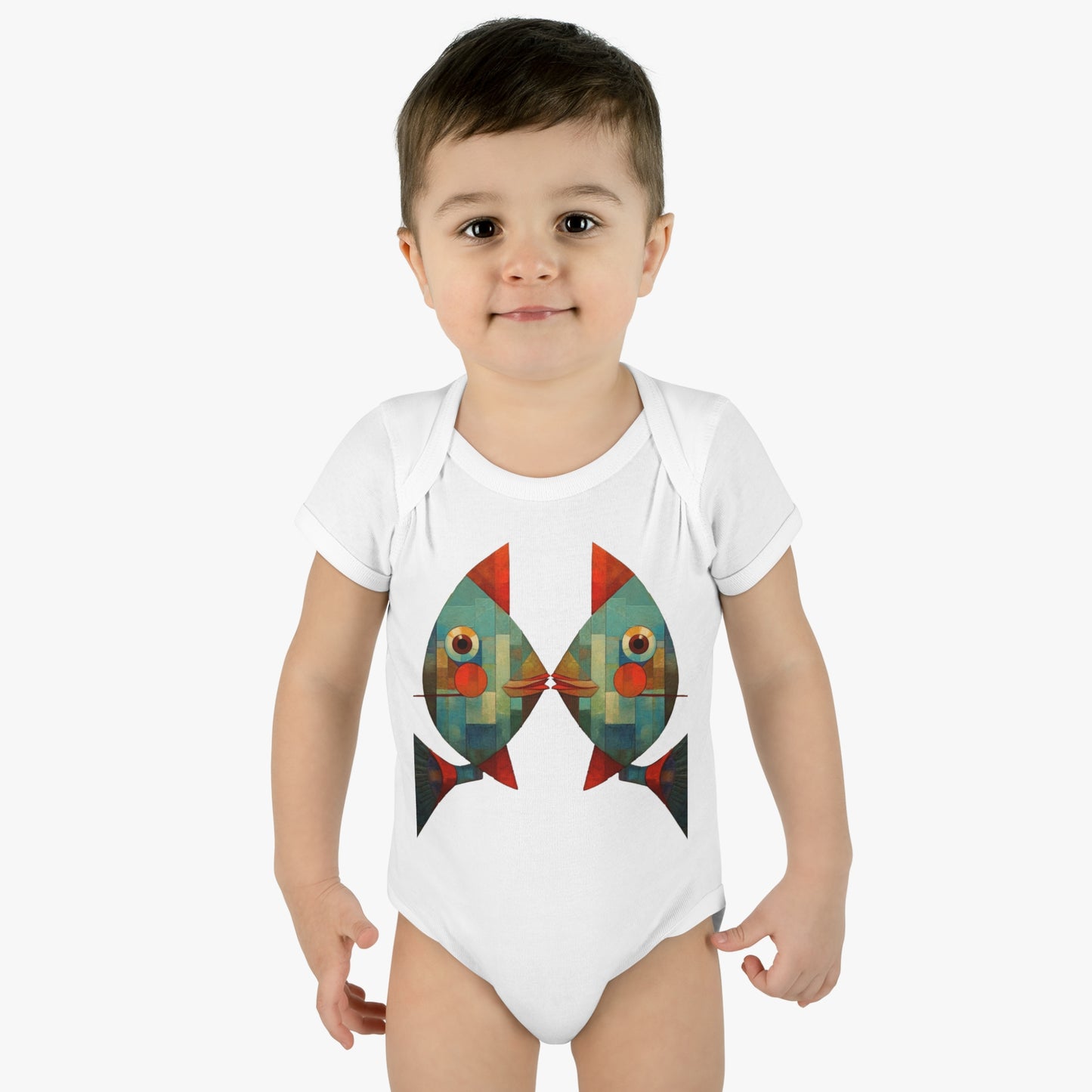 Fish Infant Baby Rib Bodysuit