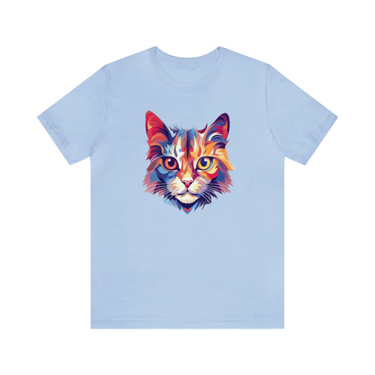 Pastel Cat Unisex Jersey Short Sleeve Tee