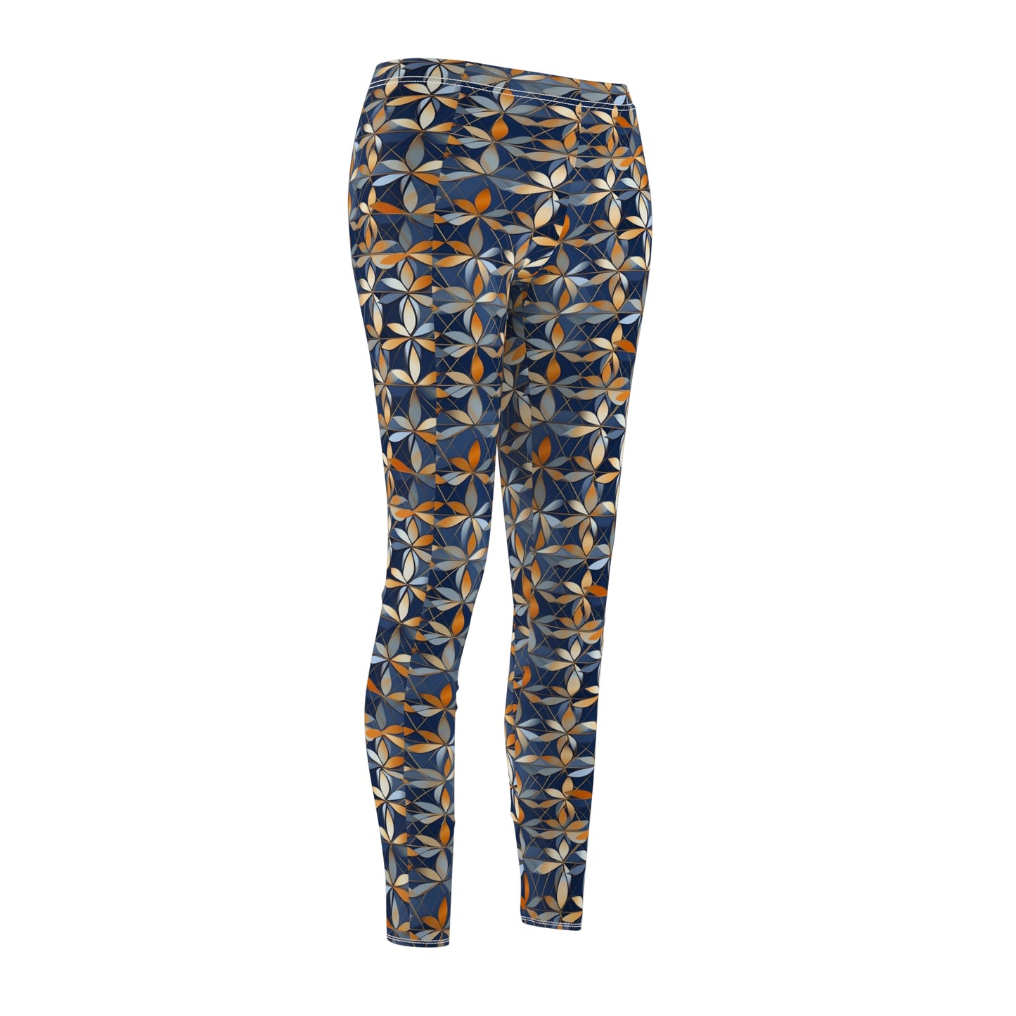 Flower of Life Women's Cut & Sew Casual Leggings (AOP)