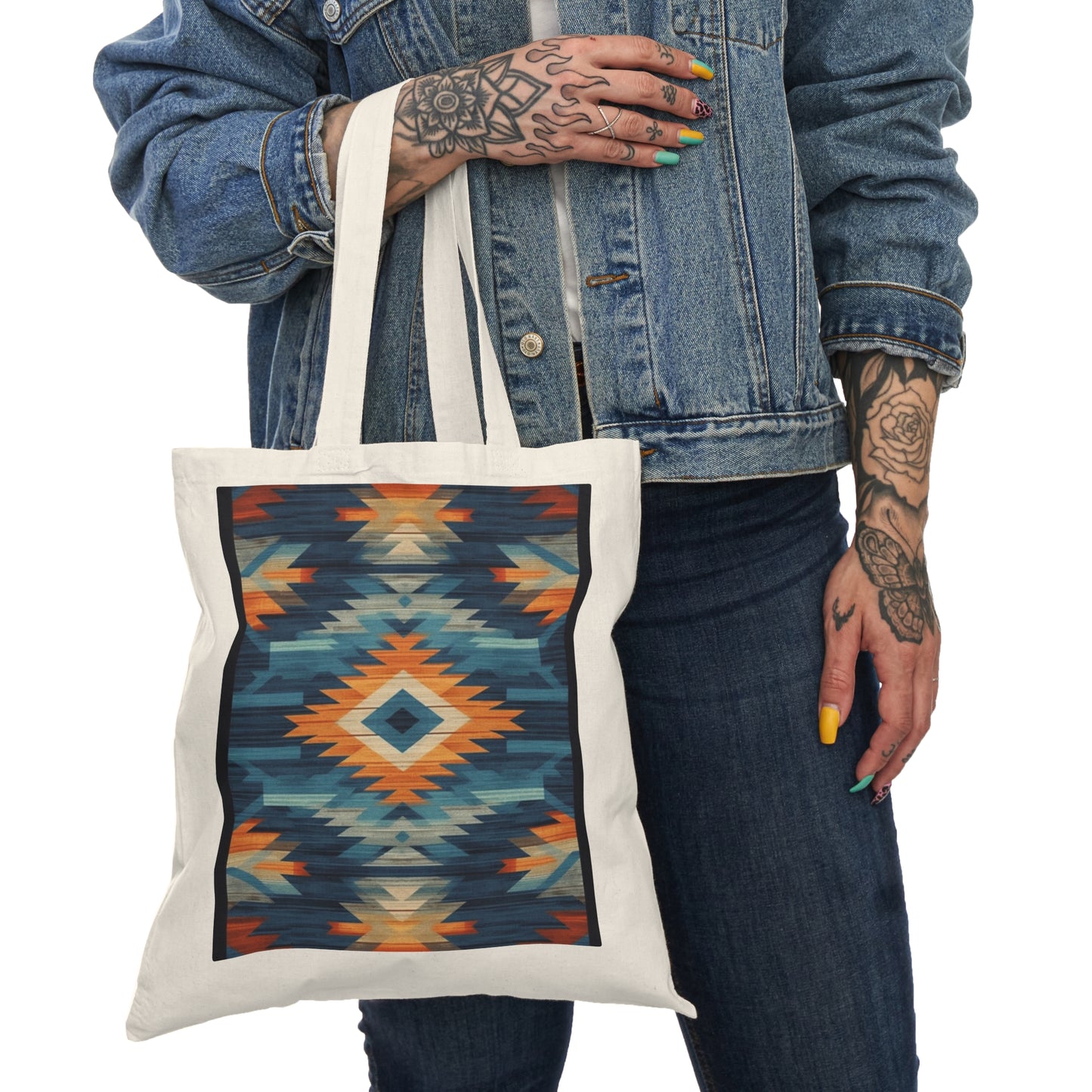 Navajo Natural Tote Bag