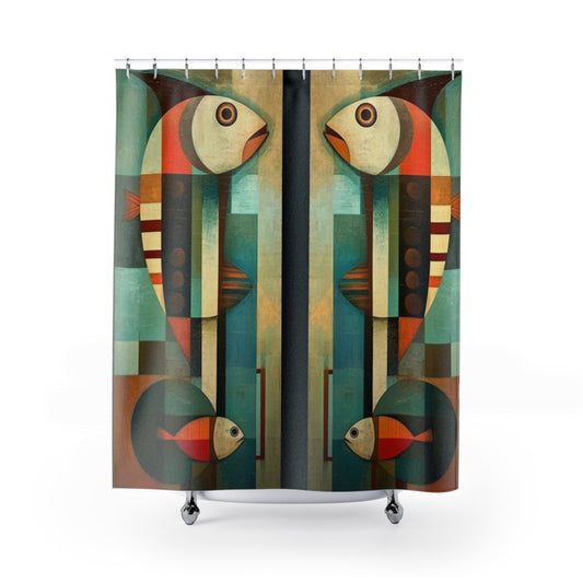 Fish Shower Curtains