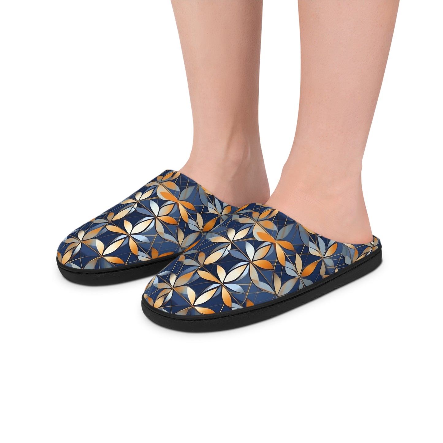 Flower of Life Men's Indoor Slippers