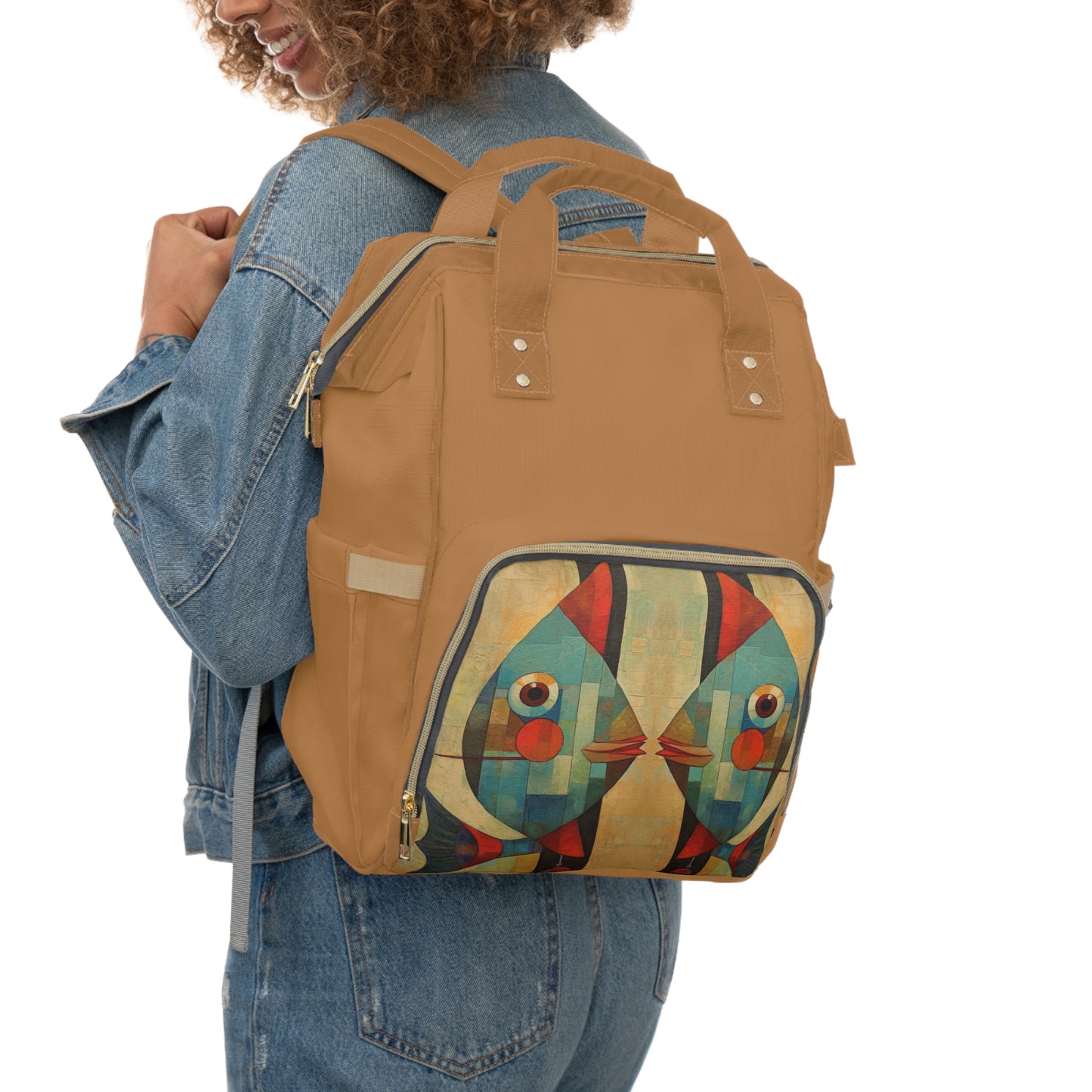 Fish Multifunctional Diaper Backpack